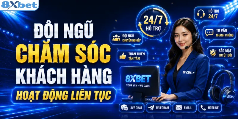 Đội ngũ chăm sóc khách hàng hoạt động liên tục