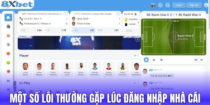 Một số lỗi thường gặp lúc đăng nhập nhà cái